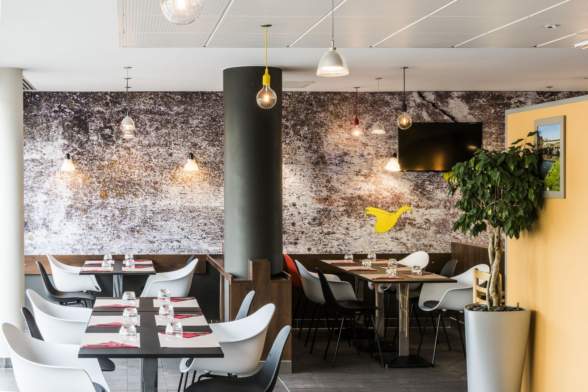 Ibis Marne La Vallee Val D'Europe Монтеврен Ресторан фото