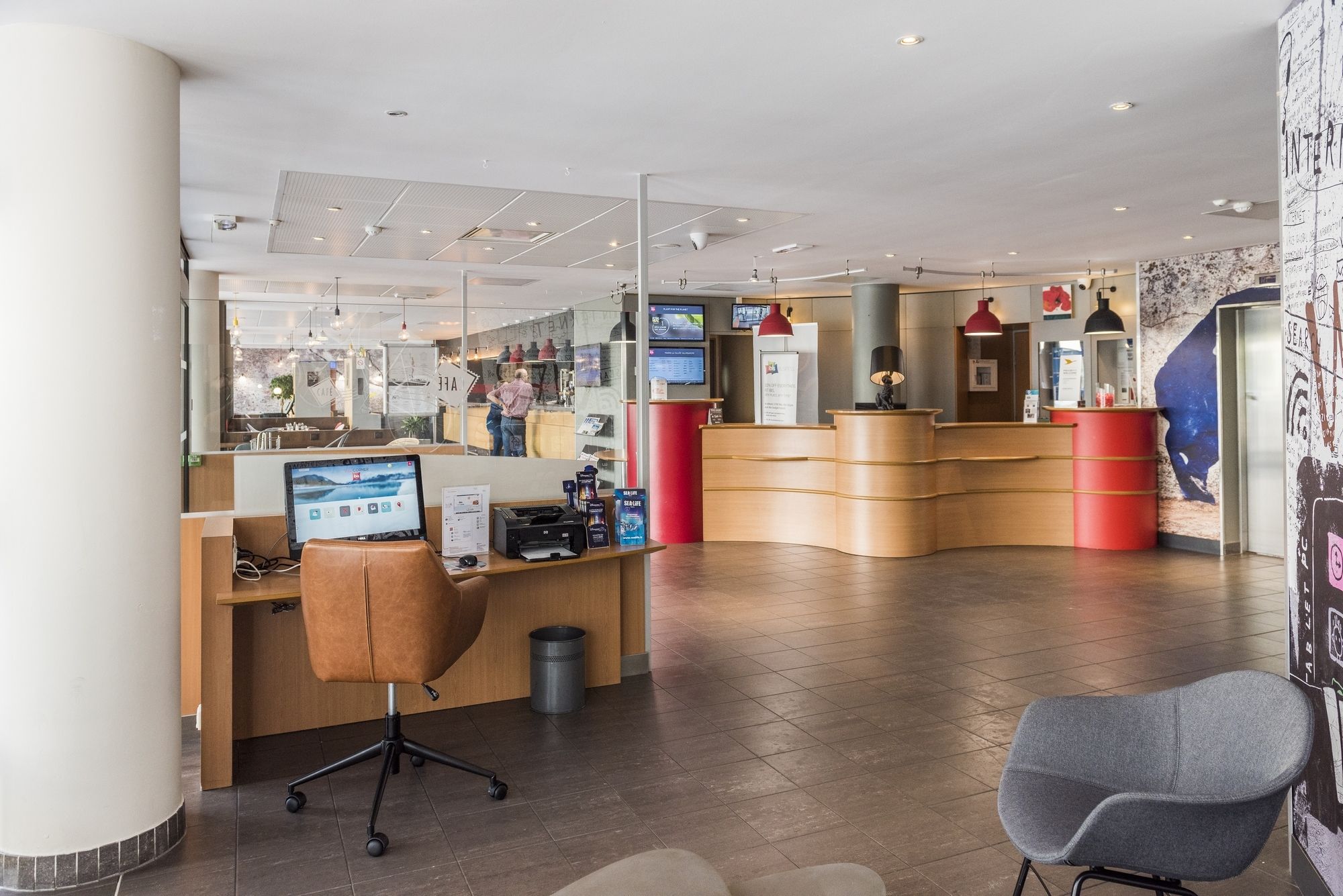 Ibis Marne La Vallee Val D'Europe Монтеврен Интерьер фото